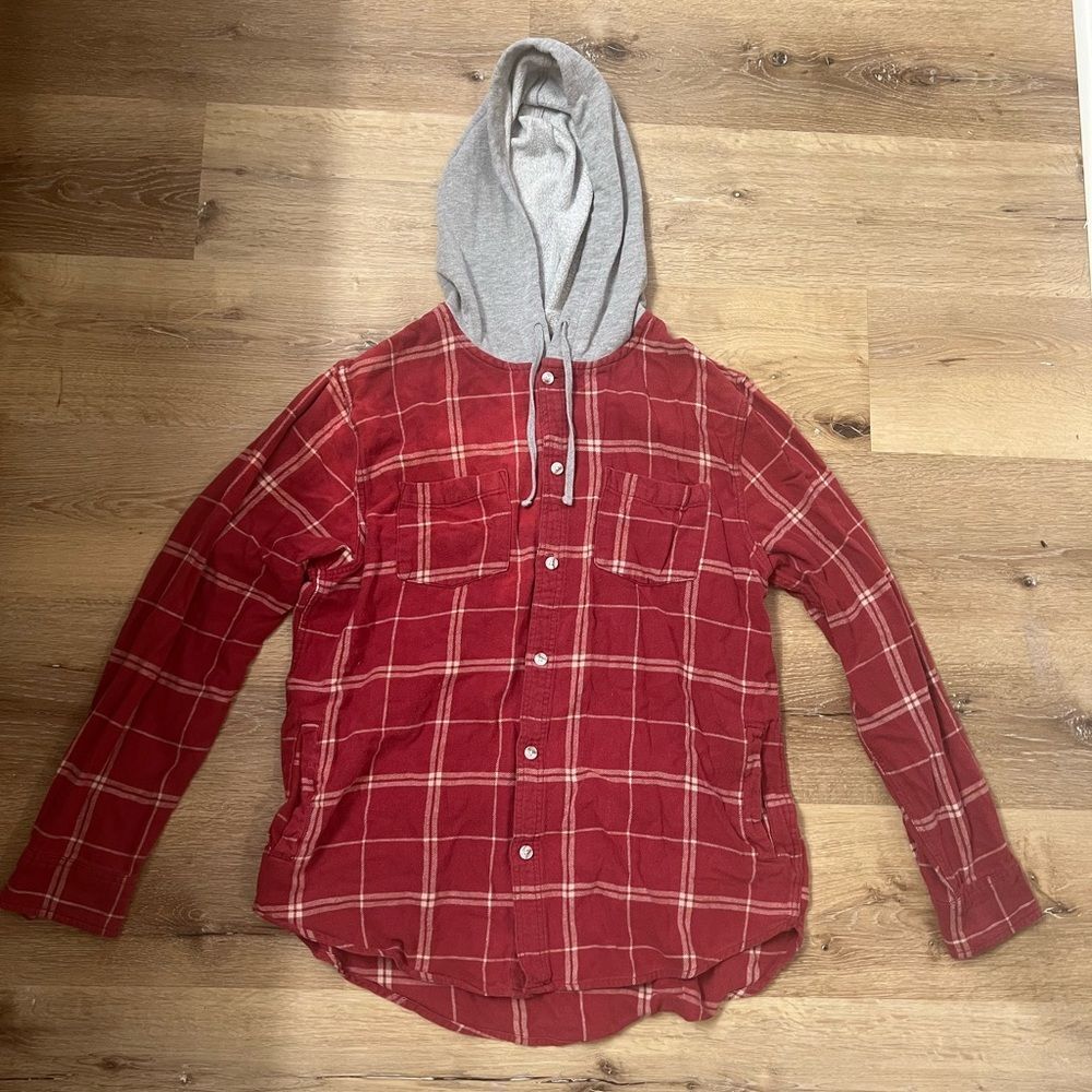 Pacsun Hooded Flannel
